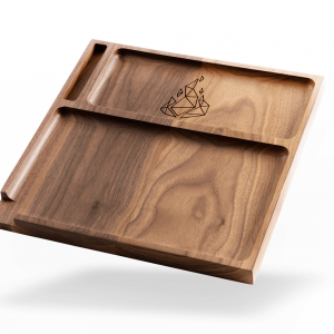 Yaketa - Walnut Rolling Tray
