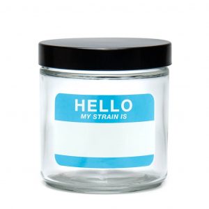 420 Science Clear Screw-Top Glass Jar - Hello Write & Erase - X-Small