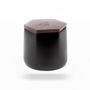 Malua - Concrete Storage Jar - White Marble