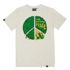 The Missing Peace (Remix) - Men's Hemp/Cotton T-Shirt - Natural - Small