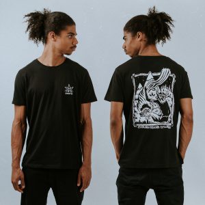 Back 2 The Real - Premium Weight Hemp/Cotton T-Shirt - Mens - Black - S