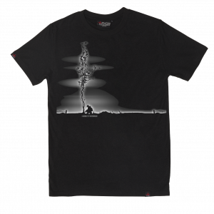 Herb N Warrior - Premium Weight Hemp/Cotton T-Shirt - Mens - Black - S